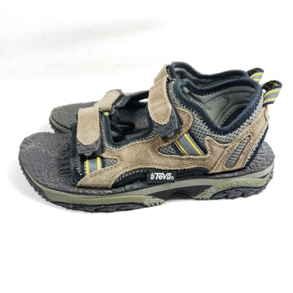 Teva Men's Size 7 Tan Leather Sports Sandals - Picture 3 of 9